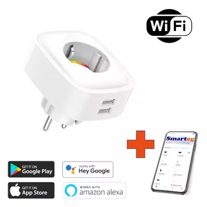 Viedā rozete 2xUSB Wi-Fi