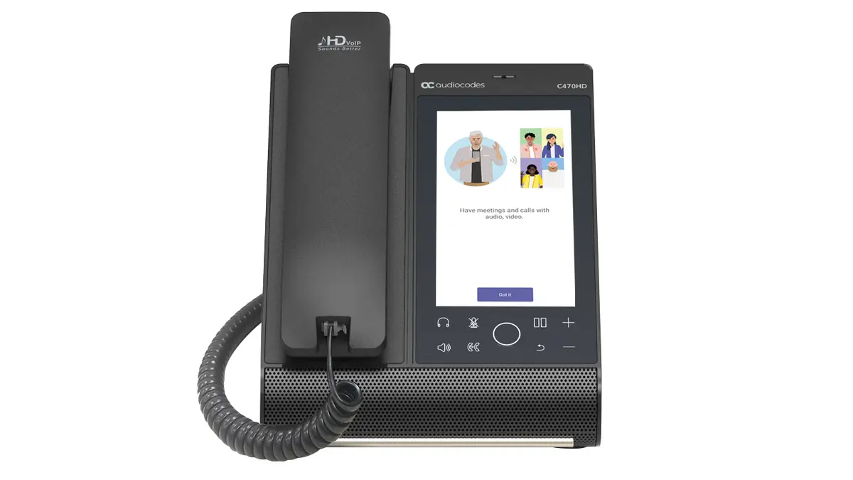 AudioCodes C470HD IP Phone Photo 3