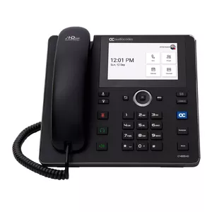 IP телефон AudioCodes Teams C455HD PoE GbE черный 8 линий 5" дисплей