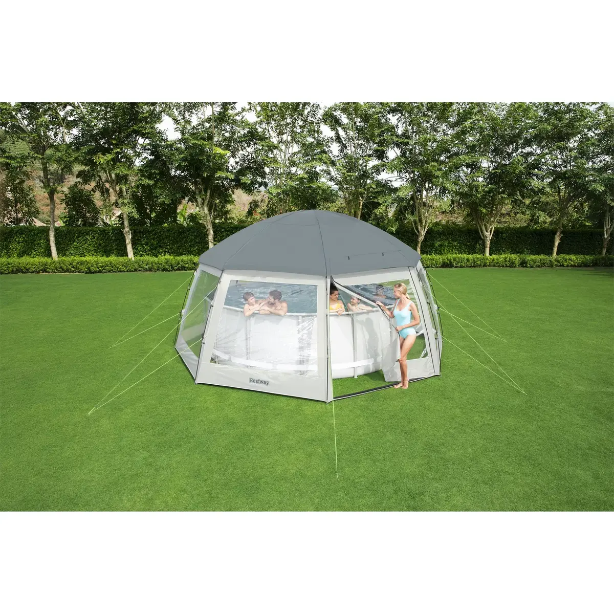 Bestway 58612 Round Pool Dome Photo 7