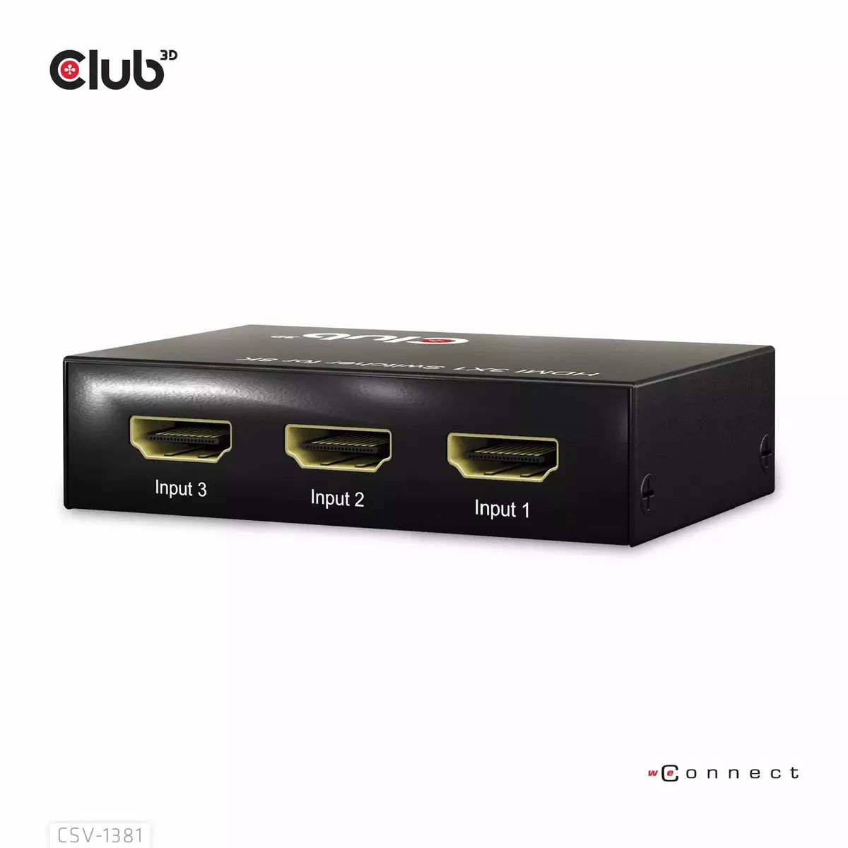 CLUB3D 3 uz 1 HDMI™ 8K60Hz/4K120Hz slēdzis Photo 7