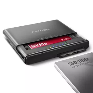 Клон мастер USB-C Axagon ADSA-CC NVMe M.2 SSD & SATA HDD