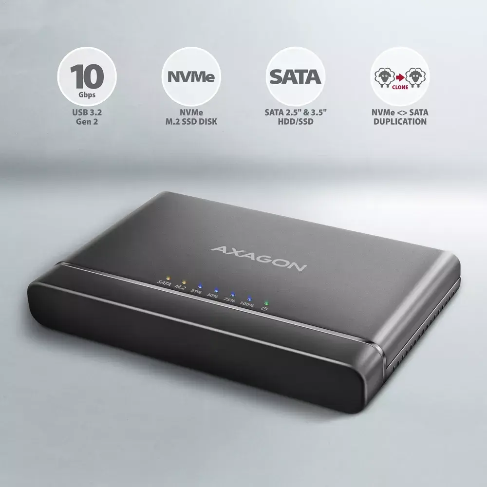 Клон мастер USB-C Axagon ADSA-CC Photo 2
