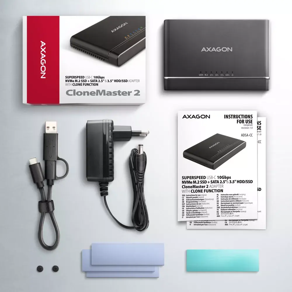 Клон мастер USB-C Axagon ADSA-CC Photo 9