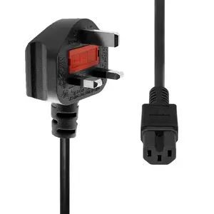 Сетевой кабель ProXtend PC-GC15-001 1 м, чёрный, кабель питания для техники и ПК