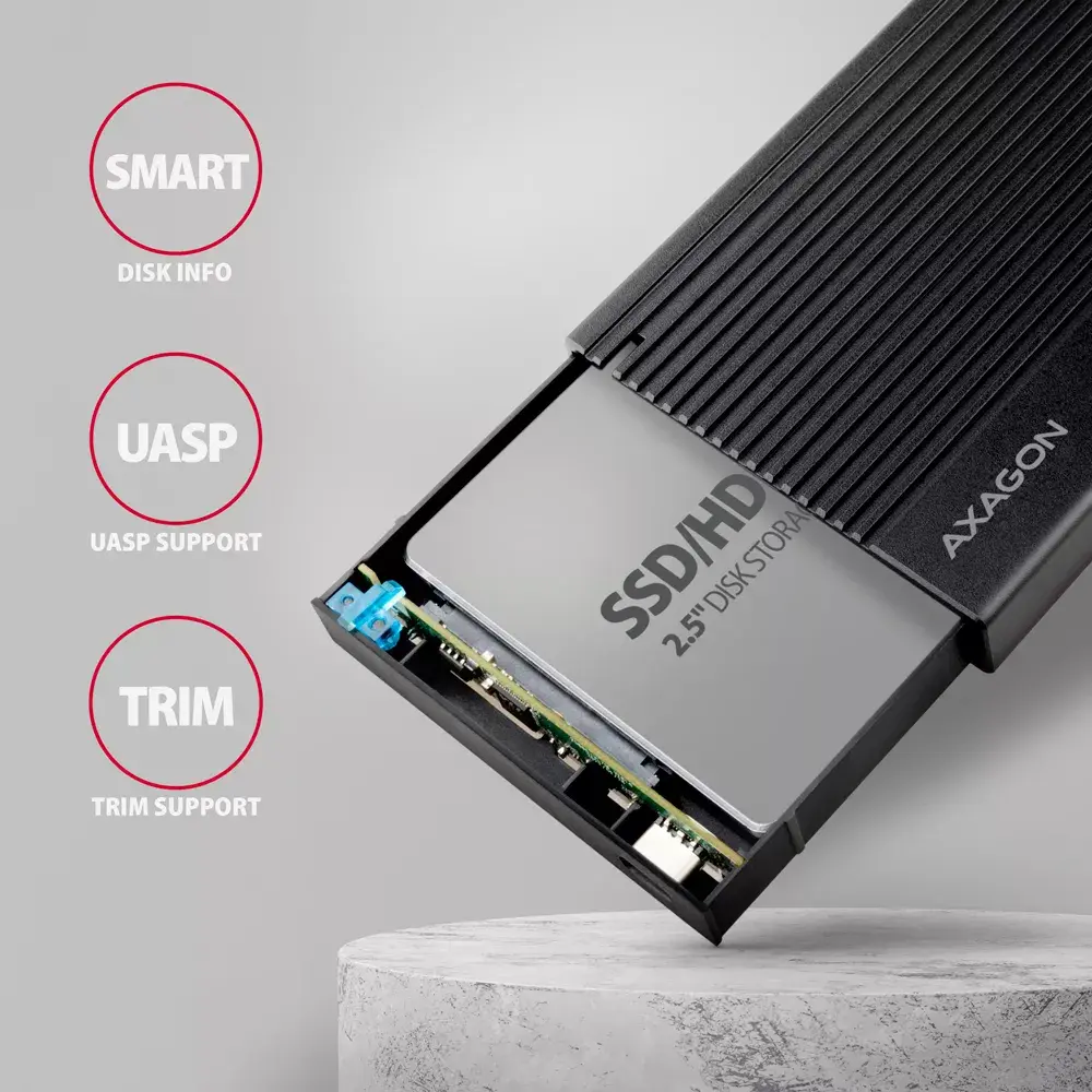 HDD/SSD korpuss Axagon EE25-GTR Photo 4
