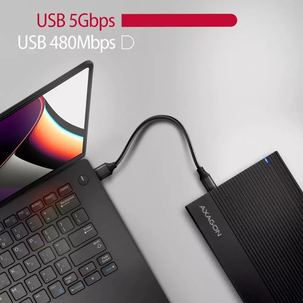 HDD korpuss Axagon EE35-GTR USB-C Photo 6