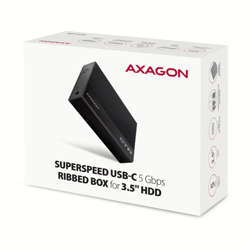 HDD enclosure Axagon EE35-GTR USB-C Photo 17