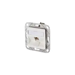 Розетка RJ-45 BTR NETCOM 1309111102-E Серебристая Белая