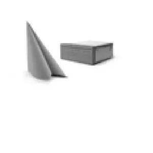 Salvetes Chic Airlaid 40x40 cm pelēkas — 50 gab., absorbējošas vienreizējās galdautu salvetes