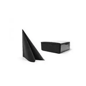 Salvetes Chic Airlaid 40x40 cm melnas, 50 gab. — Airlaid galda salvetes