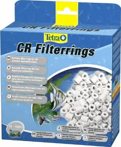 Akvārija filtru pildviela Tetra CR Filterrings 2500 ml – bioloģiskas un mehāniskas filtru gredzeni