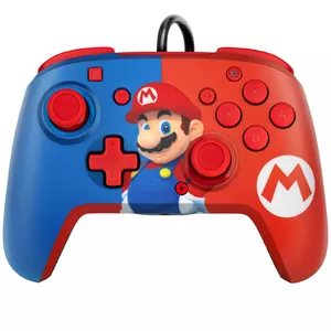 Gamepad PDP REMATCH Wired Controller Power Pose Mario Blue Red