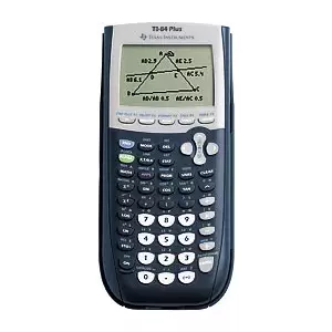 Graphing Calculator Texas Instruments TI-84 Plus USB Blue Silver