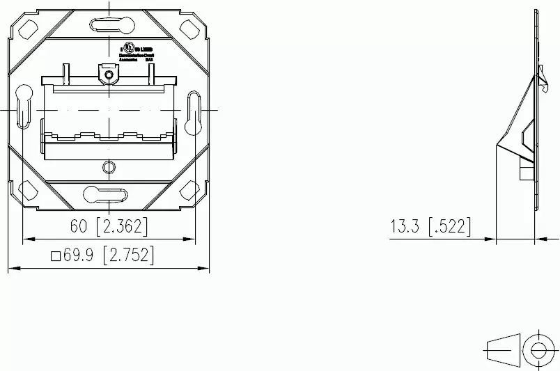Socket-outlet BTR NETCOM 1309141200-E Photo 3
