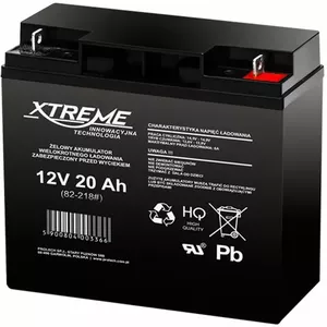 Аккумулятор Xtreme 12V/20Ah (82-218#)