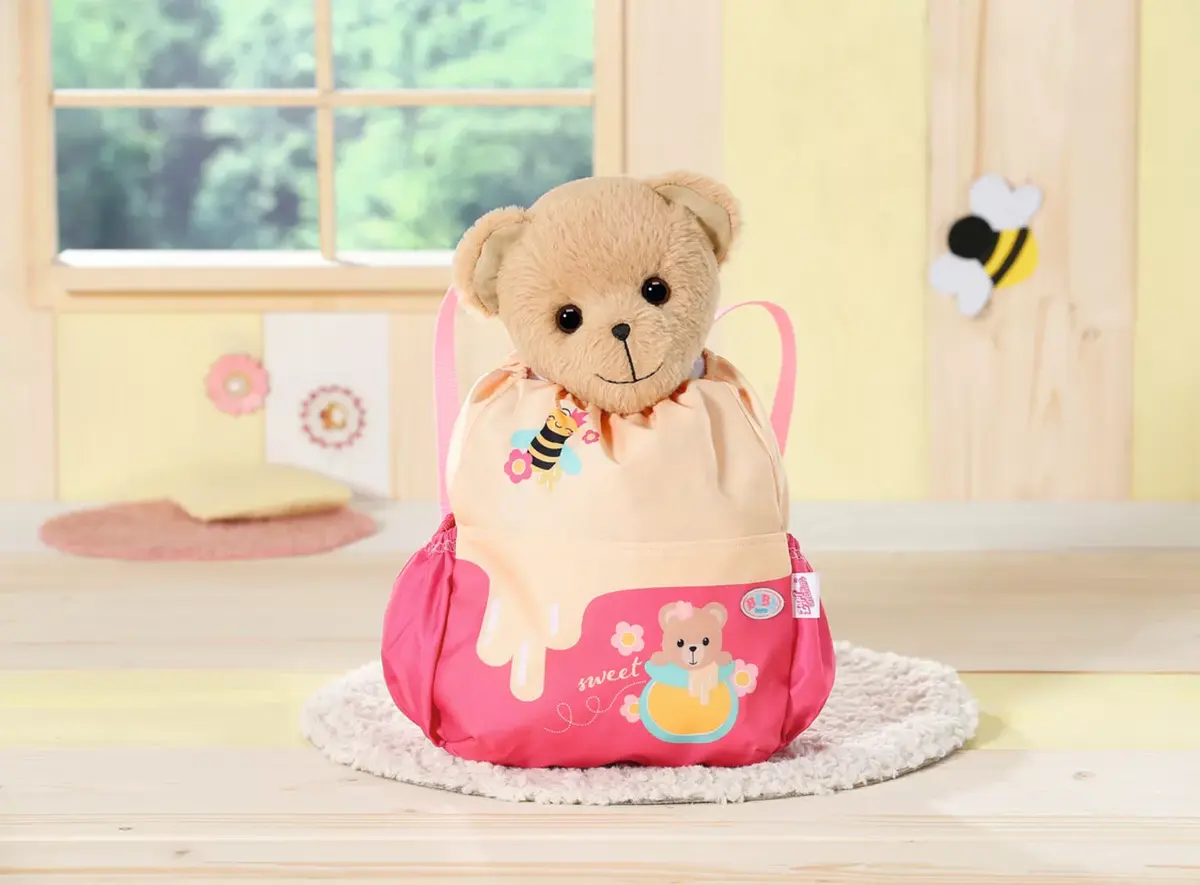 Lelles mugursoma ZAPF BABY born Bear Backpack Photo 6