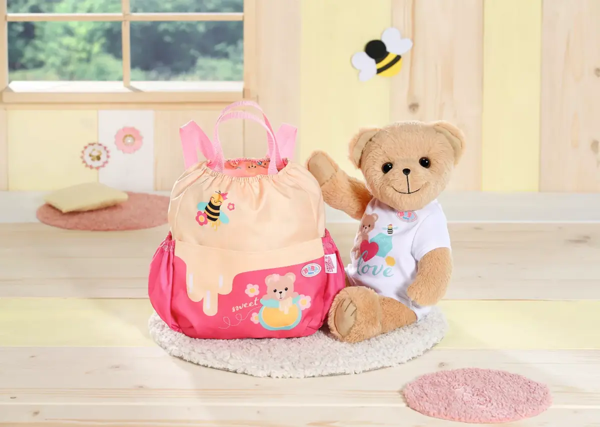 Lelles mugursoma ZAPF BABY born Bear Backpack Photo 9