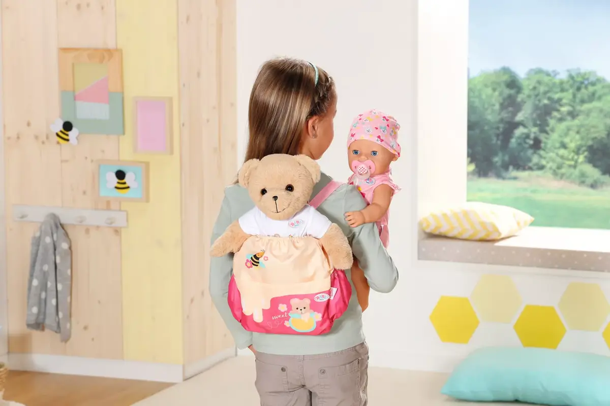 Lelles mugursoma ZAPF BABY born Bear Backpack Photo 31