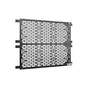 Mounting plate Chief Proximity Lever Lock Plate for PAC526/PAC527L in-wall storage box, metal, black
