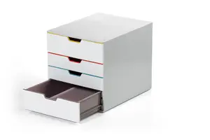 Durable VARICOLOR MIX 4 Пластиковый Ящик Серый 4 Ящика