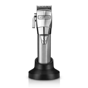Машинка для стрижки BaByliss CHROMFX CORDLESS CLIPPER — беспроводная, хром, питание от батареи, 120 мин работы, 6300 об/мин