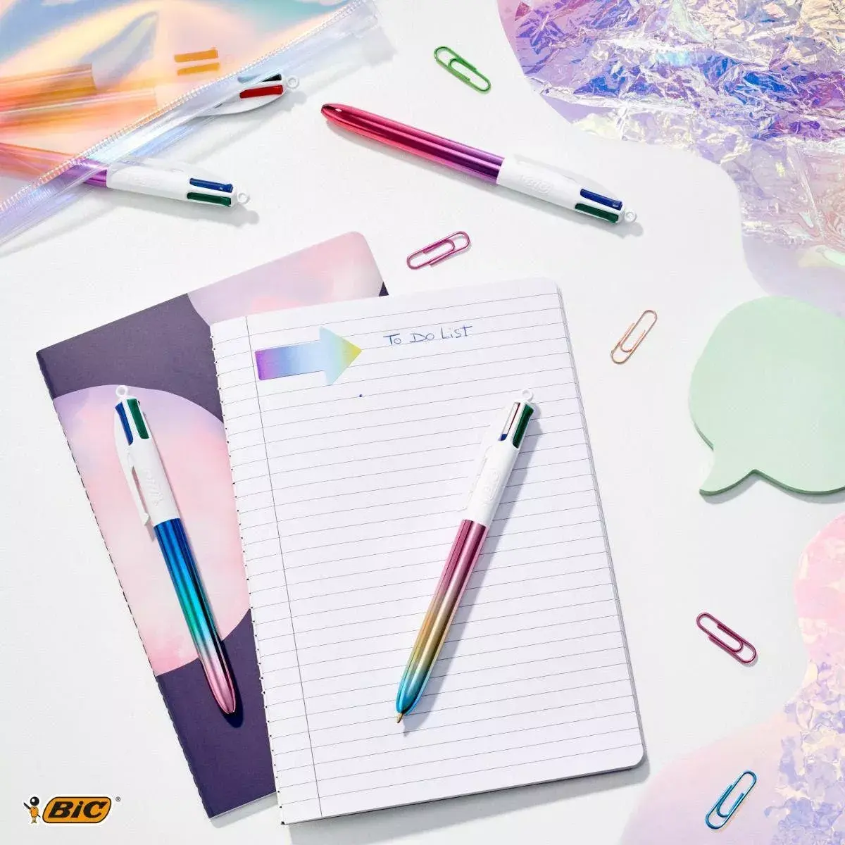 BIC 511034 клипса выдвижная шариковая ручка, 12 шт. Photo 2
