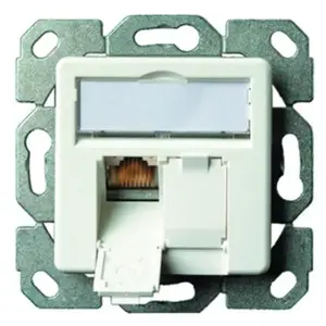 Socket outlet 2 x RJ-45 Telegärtner J00020A0523