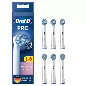 Toothbrush Heads Oral-B Sensitive Clean 6 pcs White