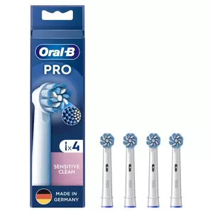 Toothbrush Heads Oral-B Sensitive Clean 4 pcs White