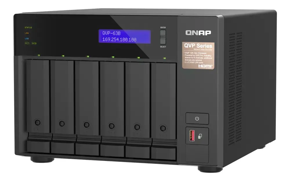QNAP QVP-63B Tower NAS Storage Server Photo 4