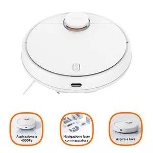 Xiaomi S10 robot vacuum 0.3 L Bagless White