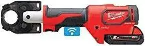 Milwaukee M18 HCCT-201C Cordless Hydraulic Crimping Tool with 2.0 Ah Battery and Charger