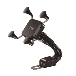 Phone holder XO C119 Flexi Rotation Black — adjustable rotatable mount for smartphones