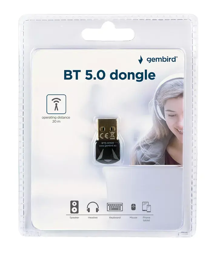 Сетевая карта Bluetooth Gembird BTD-MINI6 Photo 3