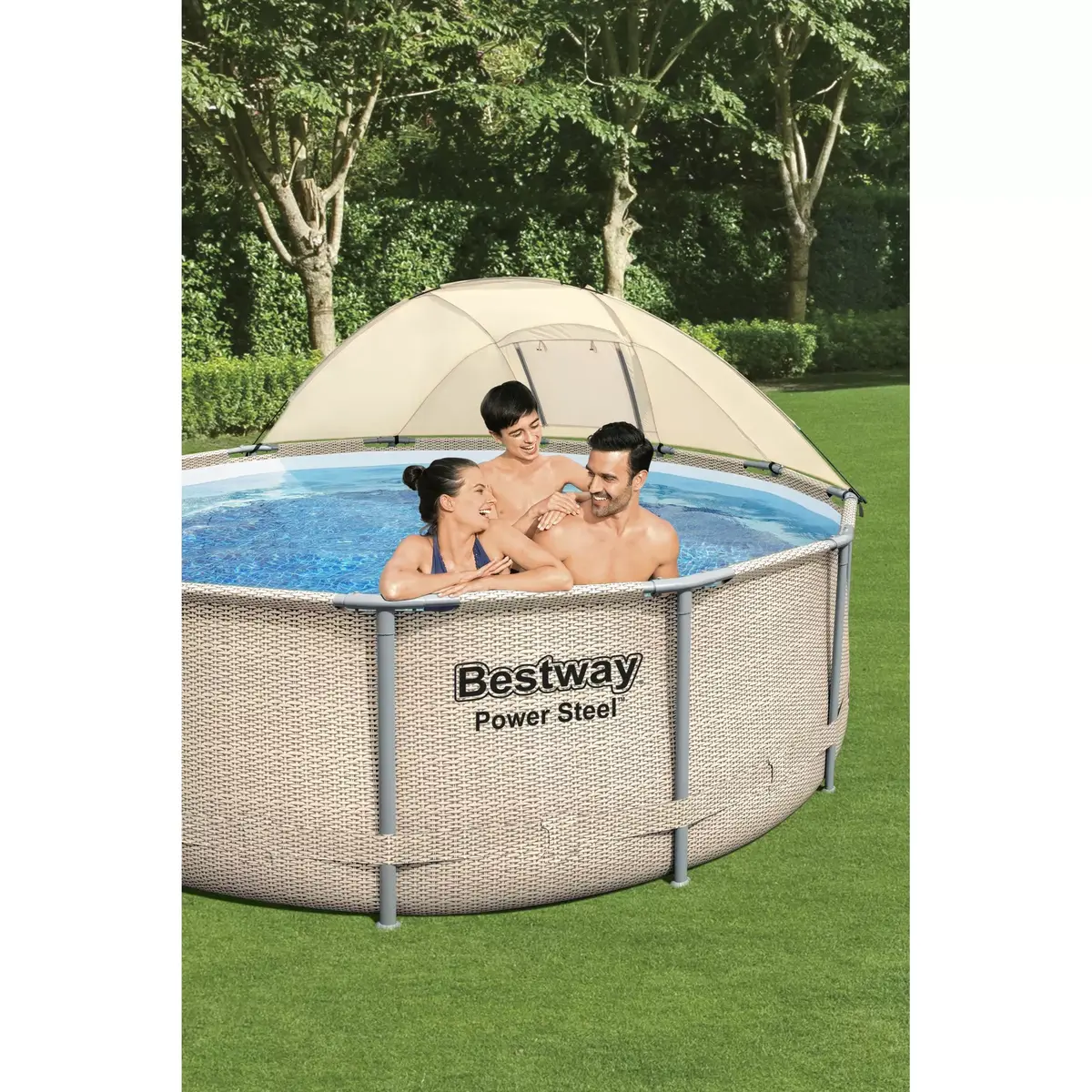 Bestway Power Steel 13' x 42" framed pool Photo 13