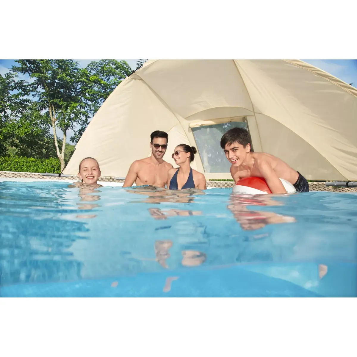 Bestway Power Steel 13' x 42" framed pool Photo 19