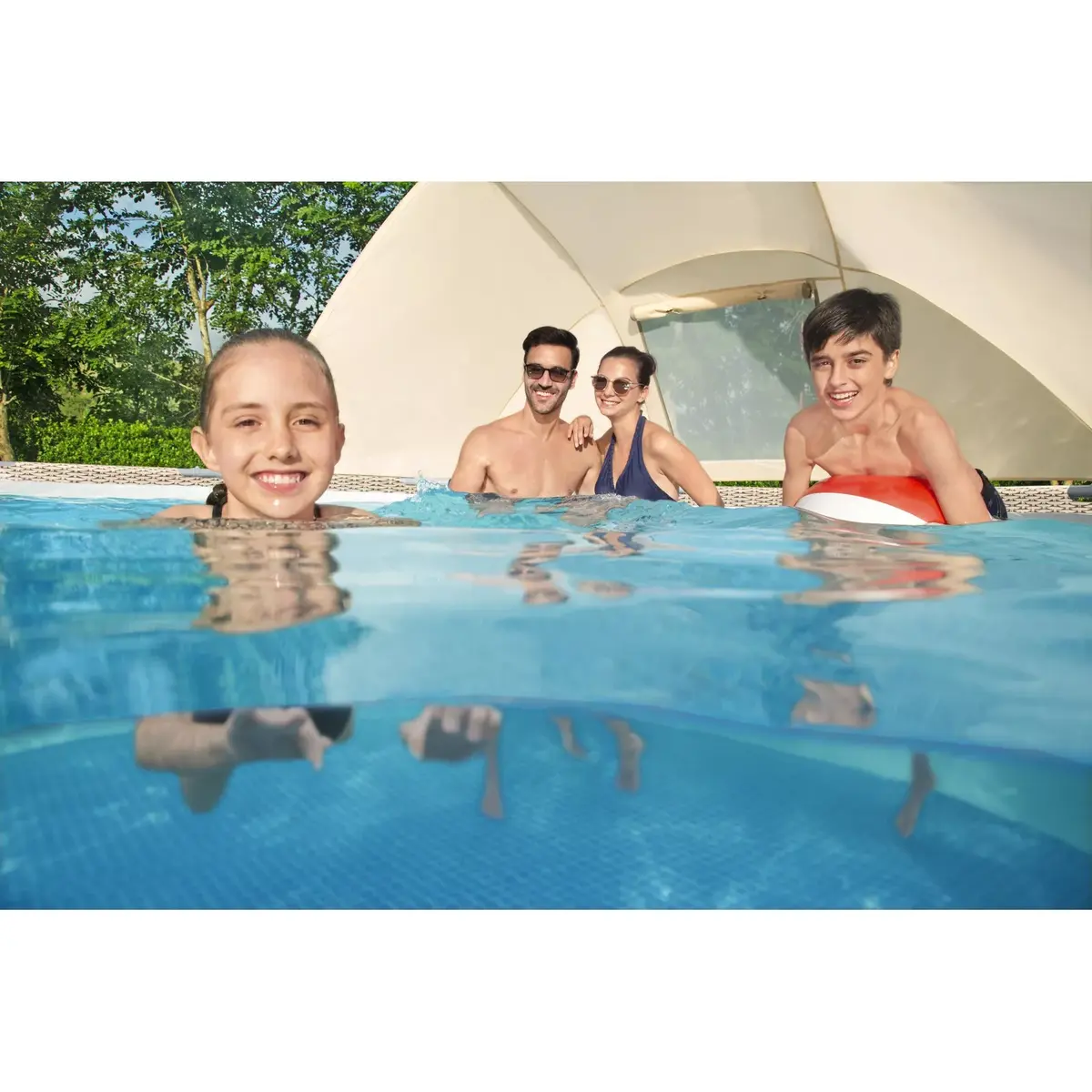 Bestway Power Steel 13' x 42" framed pool Photo 20