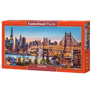 Пазл Castorland Good Evening New York 4000 элементов — 1380×680 мм, возраст 9+