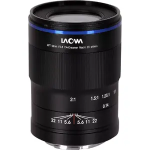 Macro lens Venus Optics Laowa VE5028MFT for MILC, 50mm, 2x magnification, 14 elements/10 groups, Black