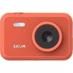 Action camera SJCam FunCam red — compact wearable camera, lightweight design
