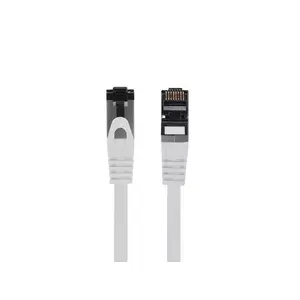 Network patch cable LANBERG Cat8 S/FTP (S-STP) RJ-45–RJ-45 Grey 0.5 m