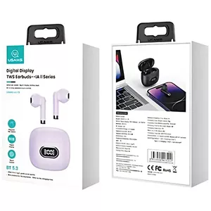 Наушник USAMS Bluetooth 5.3 TWS IA IIseries Беспроводной Фиолетовый BHUIAII03