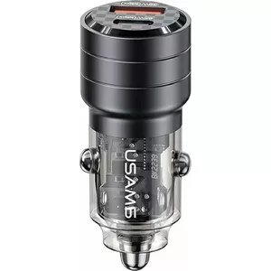 Сетевой адаптер usams CC176 95W с USB и USB-C, быстрая зарядка, черный