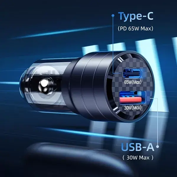 usams CC176 USB + USB‑C 95W адаптер Photo 2