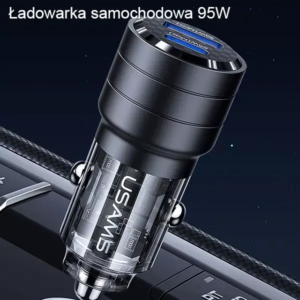usams CC176 USB + USB‑C 95W адаптер Photo 7
