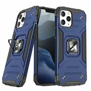 Aizmugurējais vāciņš Wozinsky Apple iPhone 13 Pro Max Ring Armor Case Kickstand Tough Rugged Cover Blue