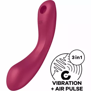 Vibrator Satisfyer Curve Trinity 1 — Satisfyer, silicone, waterproof, air-pulse plus vibration