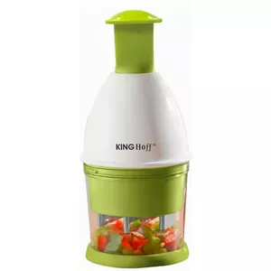 Vegetable chopper KingHoff KH 6108, 700 ml capacity, manual multi-blade food chopper