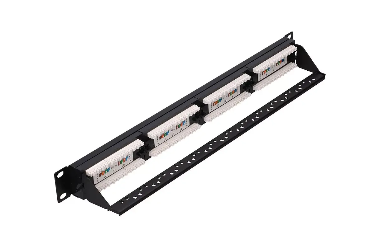 Patch Panel Extralink CAT5E UTP V2 24 port Photo 2